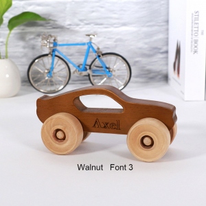 Personalized Wooden Toy Car for Kids
