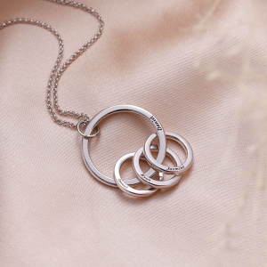 Personalized Name Family Necklace for Mother