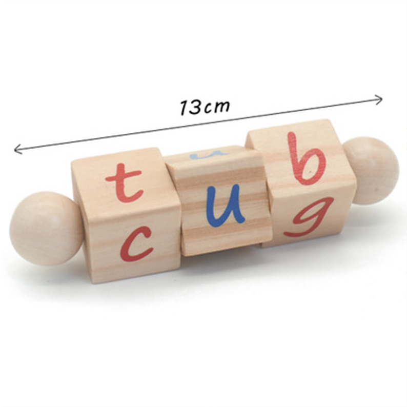 Conjunto de cartões e bloco de leitura Montessori original