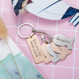 Personalized Fishing Keychain