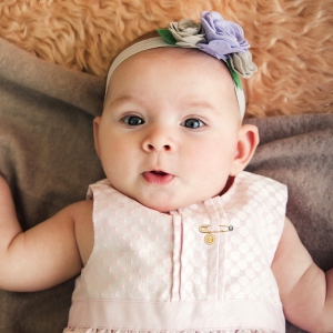 Arabic or English Name Pin for Baby