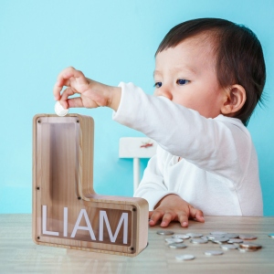 Personalized Wooden Name Money box