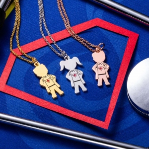 Personalized Super Hero Necklace for Doctor