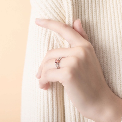 Personalized Stethoscope Birthstone Ring for Medical Hero