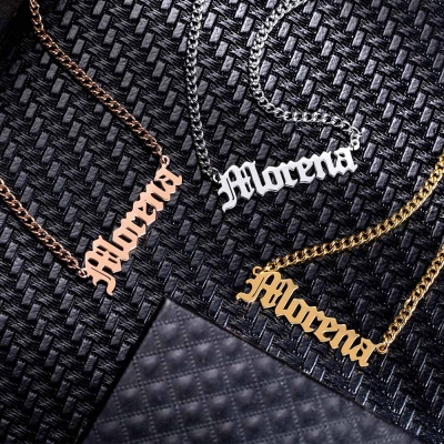Personalized Name Plate Necklace
