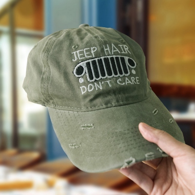 Jeep Hair Don't Care Hat for Girl