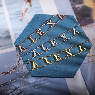 Personalized Initial Name Necklace