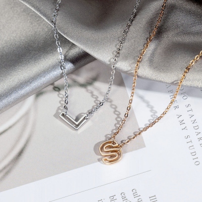 Personalized Dainty Initial Necklace