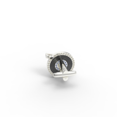 Personalized Pop Art Vinyl Record Cufflinks