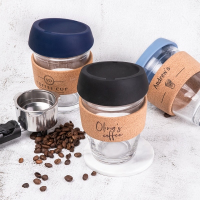 Tasse de voyage personnalisée réutilisable pour garder le café