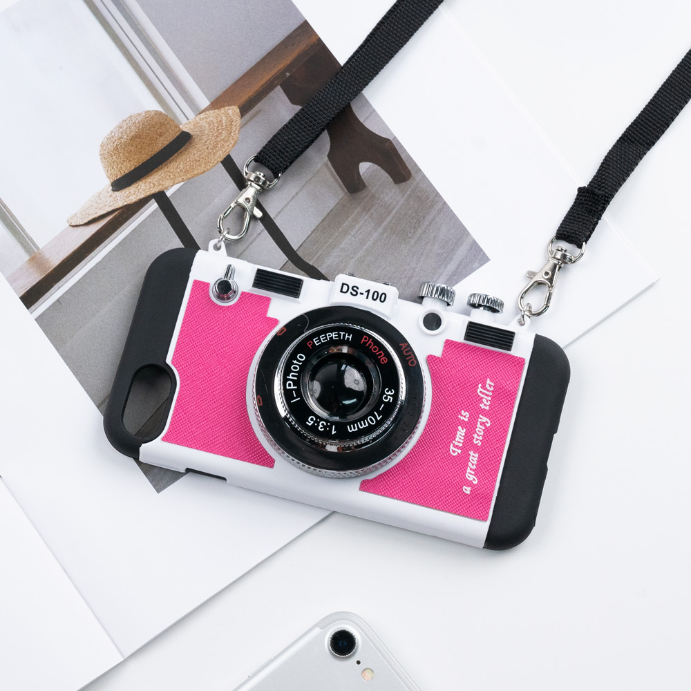 Capa de celular com câmera personalizada Emily em Paris capa para iPhone