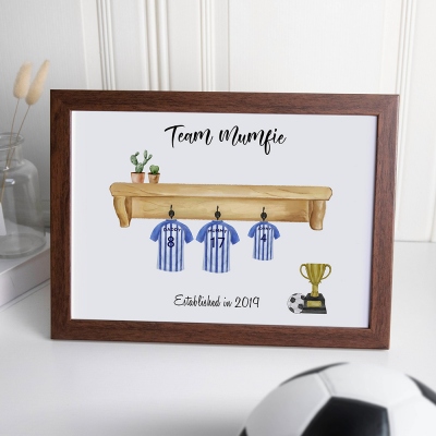 Personalized Soccer Print