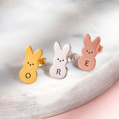 Initial Earrings