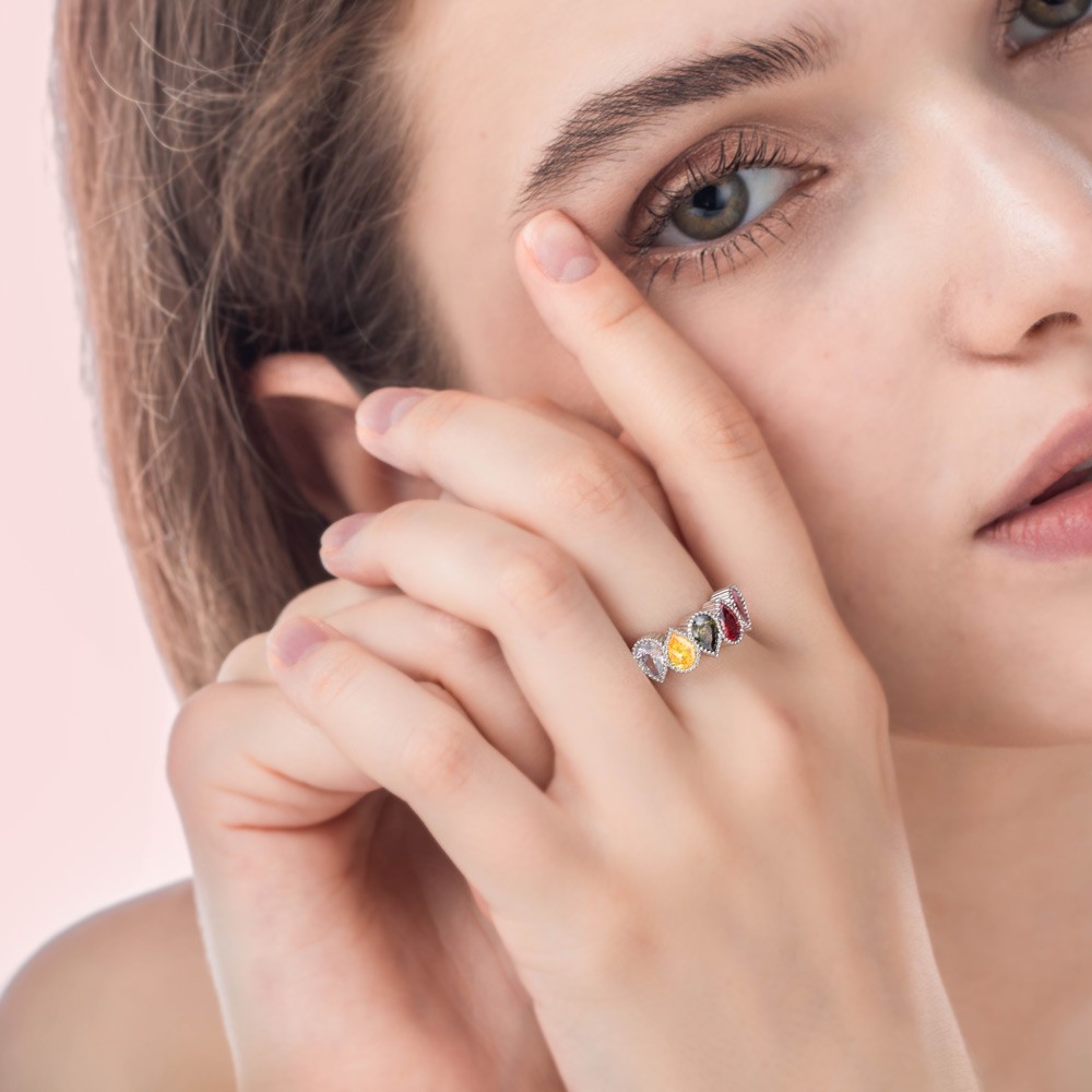 family birthstones ring