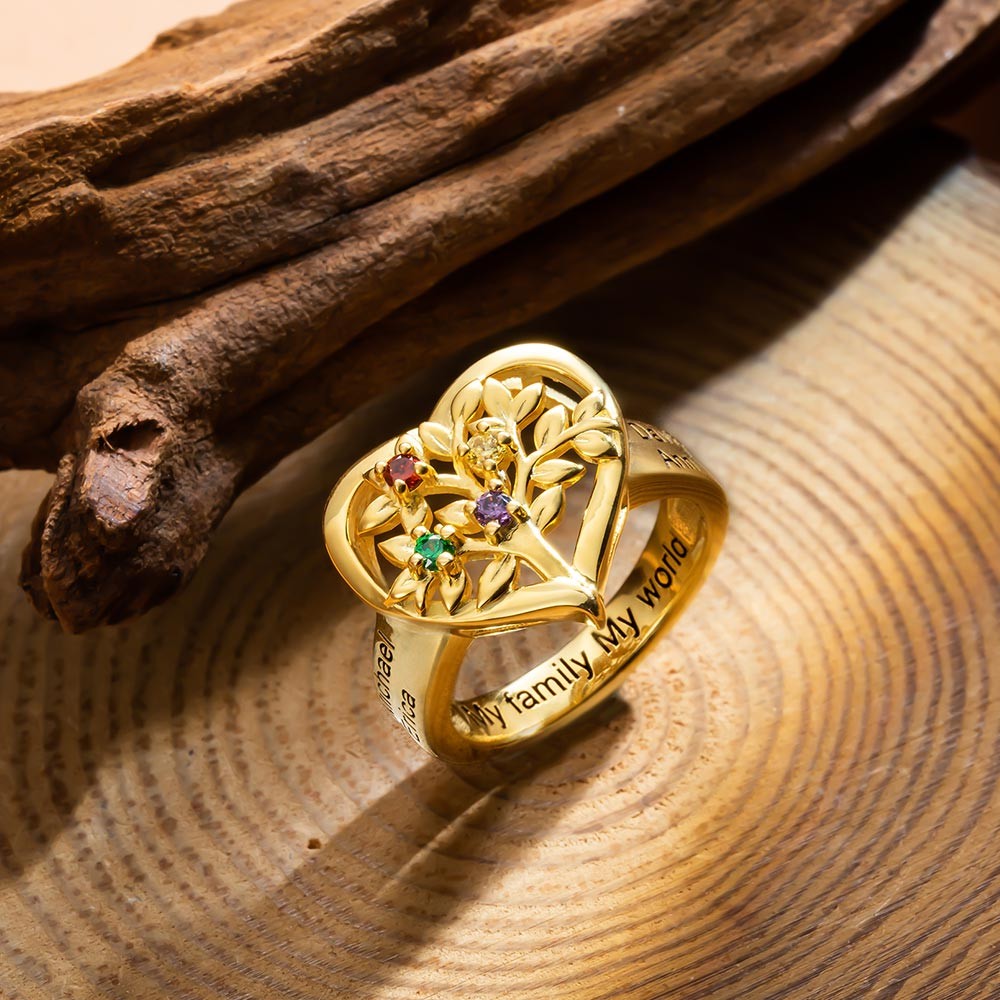 gift for mom,mother ring,