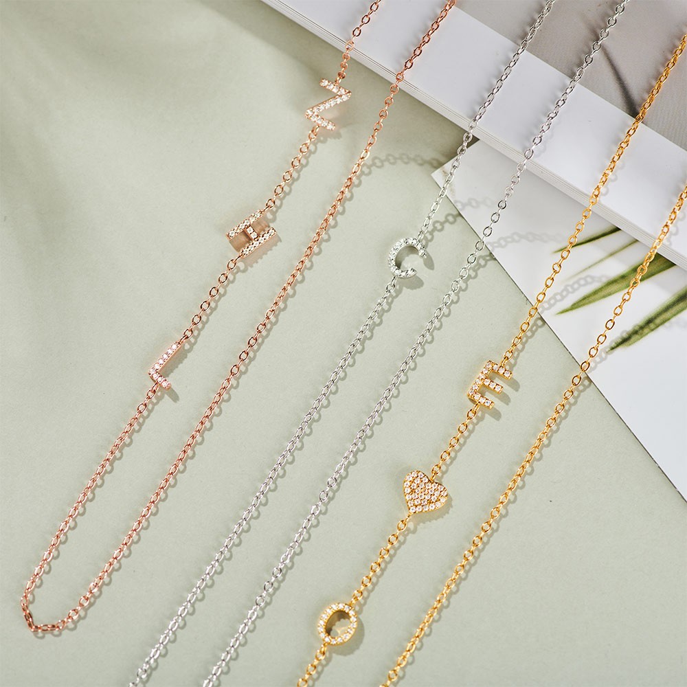 letter necklace