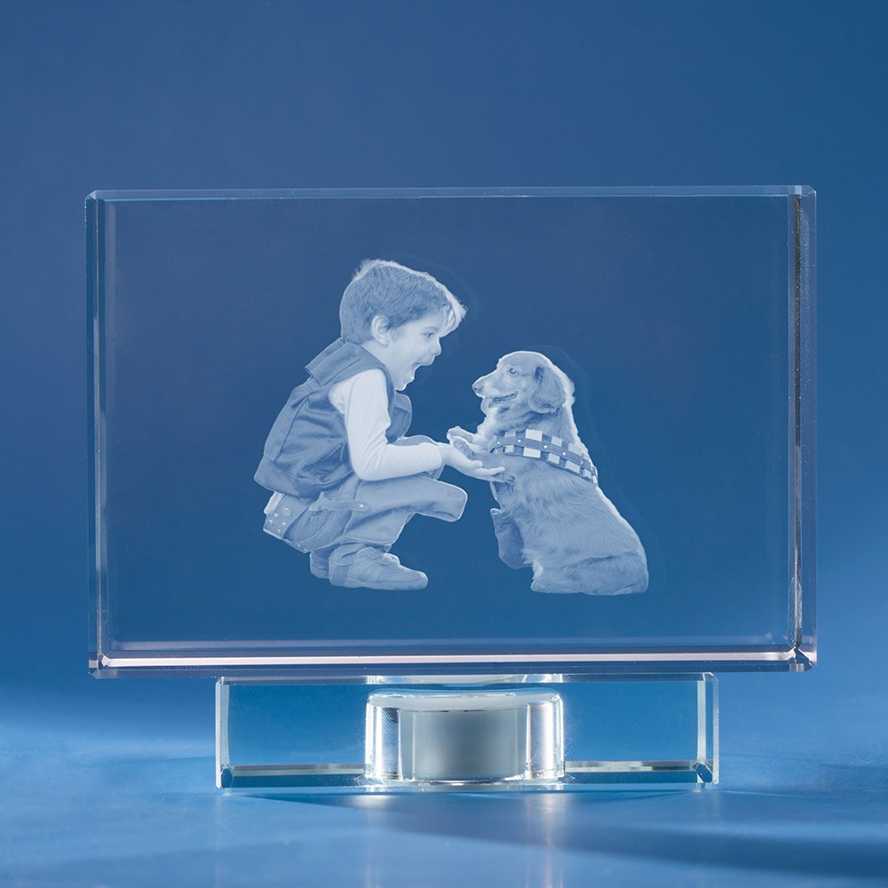 My Pet 3D Crystal Photo Engraved Gift