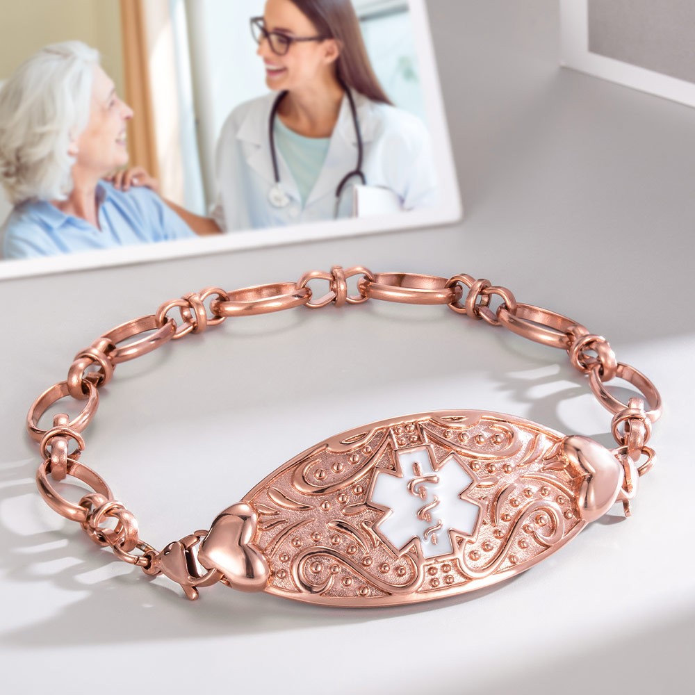 womens id bracelet