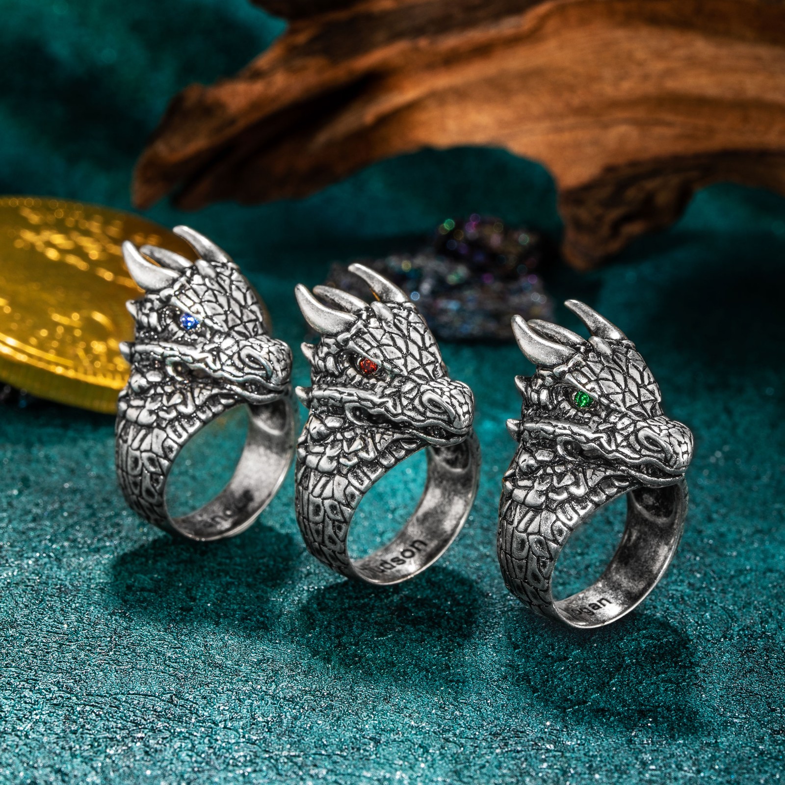 Dragon ring for men