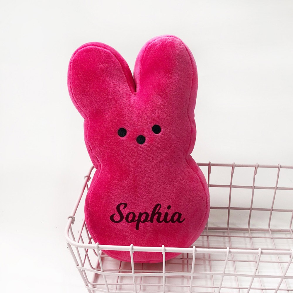 Personalized Easter Peeps Bunny Doll