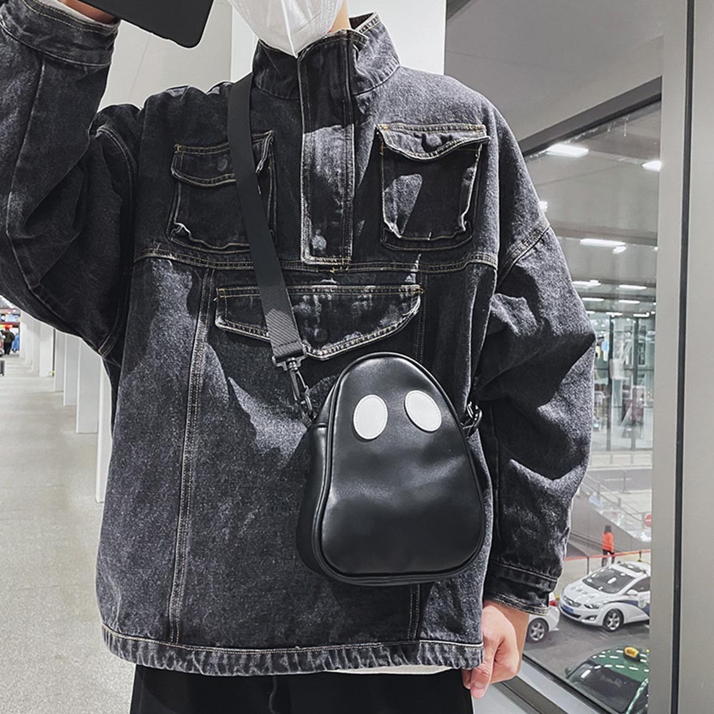 Sac à main fantôme d'Halloween, sac à bandoulière en similicuir PU sac à bandoulière mignon, cadeau de fantaisie de saison fantasmagorique pour femme fille