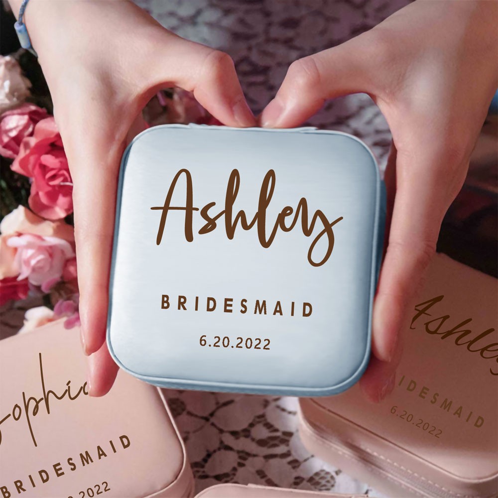Personalized Travel Jewelry Box