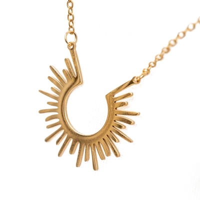 Sunshine Pendel Halsband med inspirerande budskap, du är mitt solsken, meningsfulla smycken med presentkort, motivationspresent till älskade/studenter