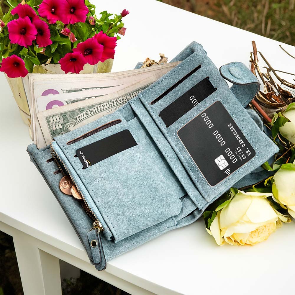 wallet with coin holder