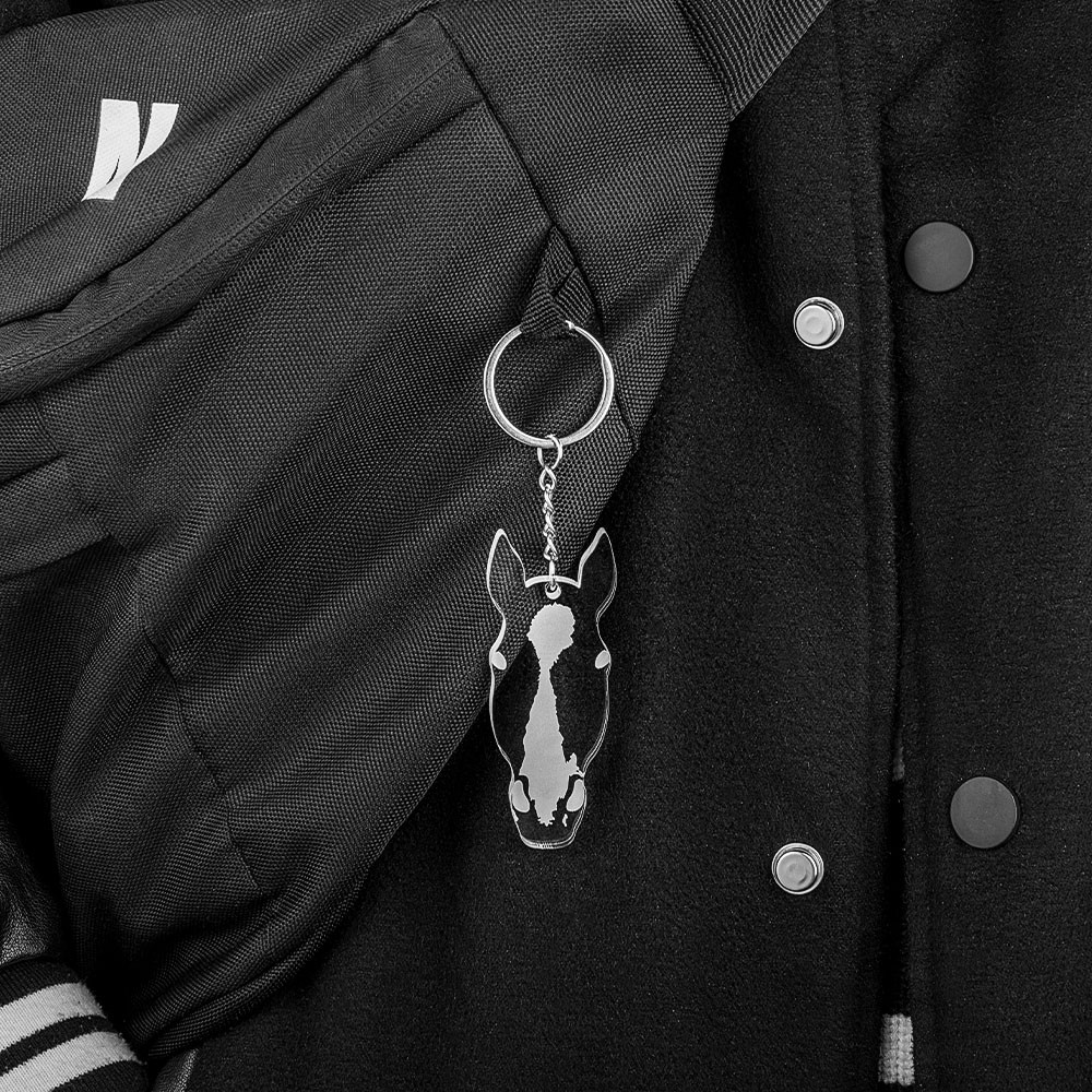 Porte-clés personnalisé de marquage facial de cheval, porte-clés personnalisé pour animaux de compagnie, porte-clés de cheval en acrylique, cadeau de cheval, cadeau pour les amateurs d’équitation/d’animaux de compagnie/amoureux de chevaux
