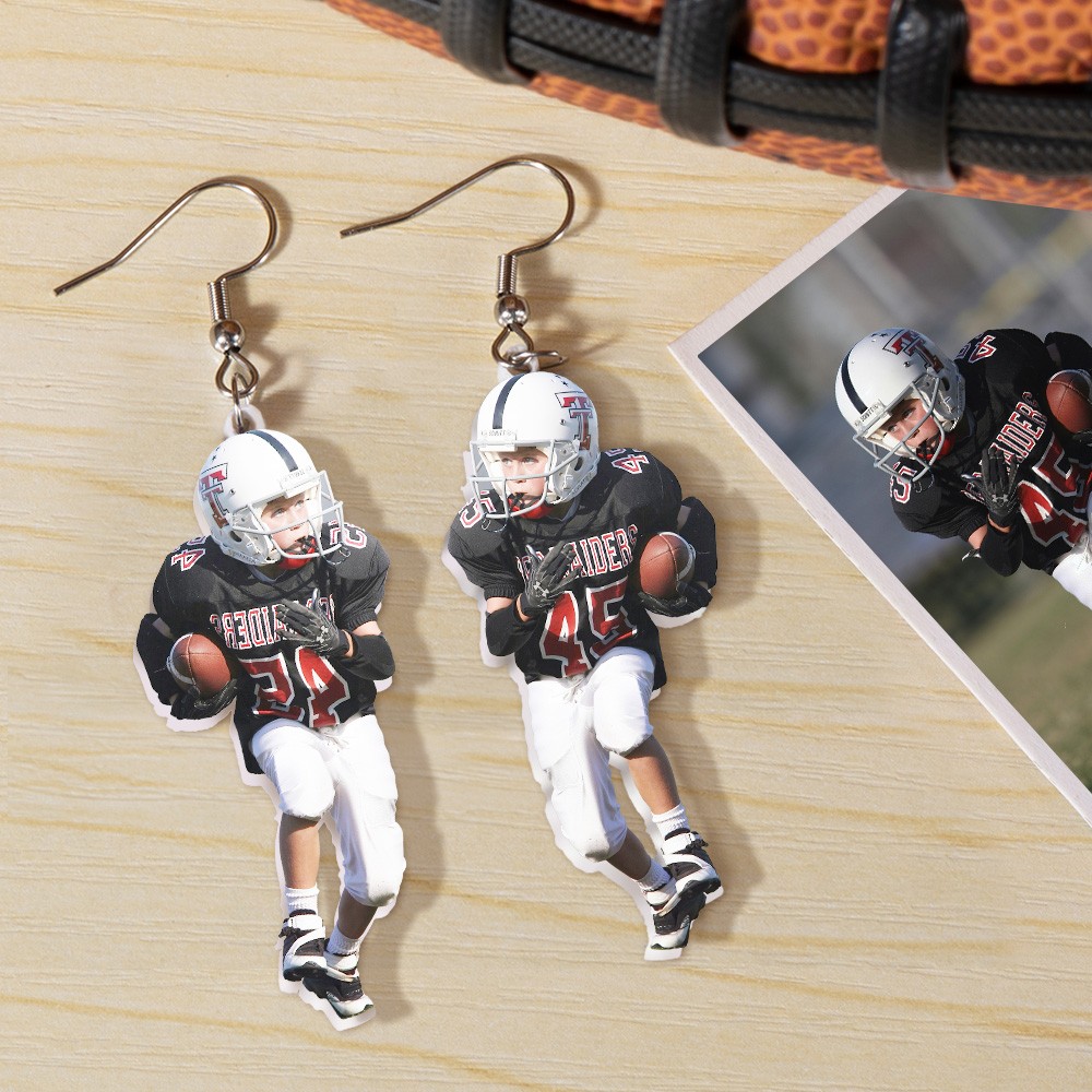 Custom Double Sided Photo Earrings, Personalized Picture Earrings, Memorial Jewelry, Birthday/Graduation/Mother's Day Gift for Mom/Lover/Family/Friend