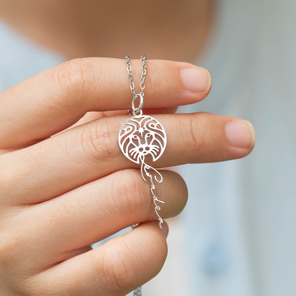 zodiac name necklace