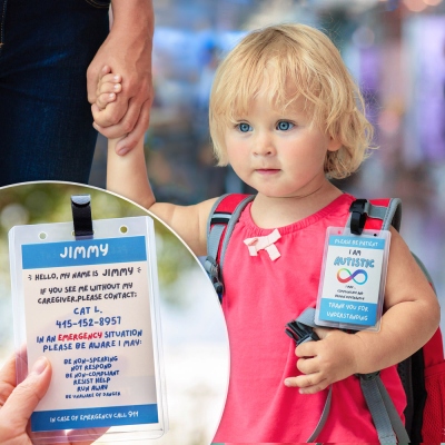 Personalized Autism Card 
