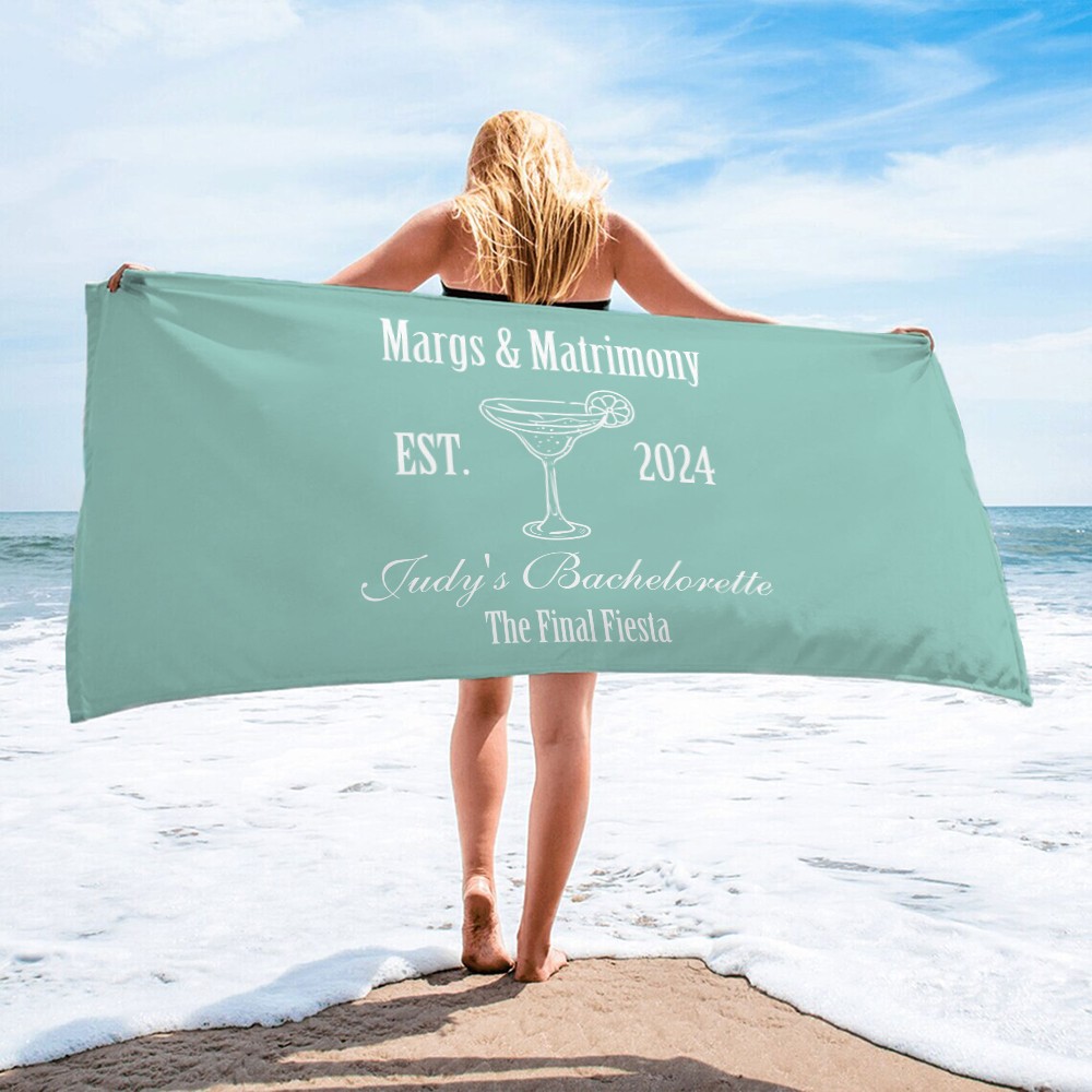 personalisiertes Strandtuch