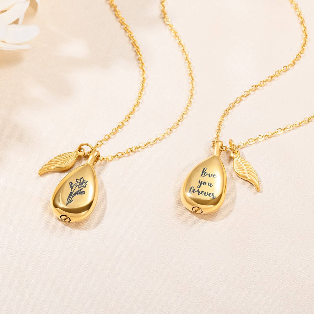Ashes jewelry
