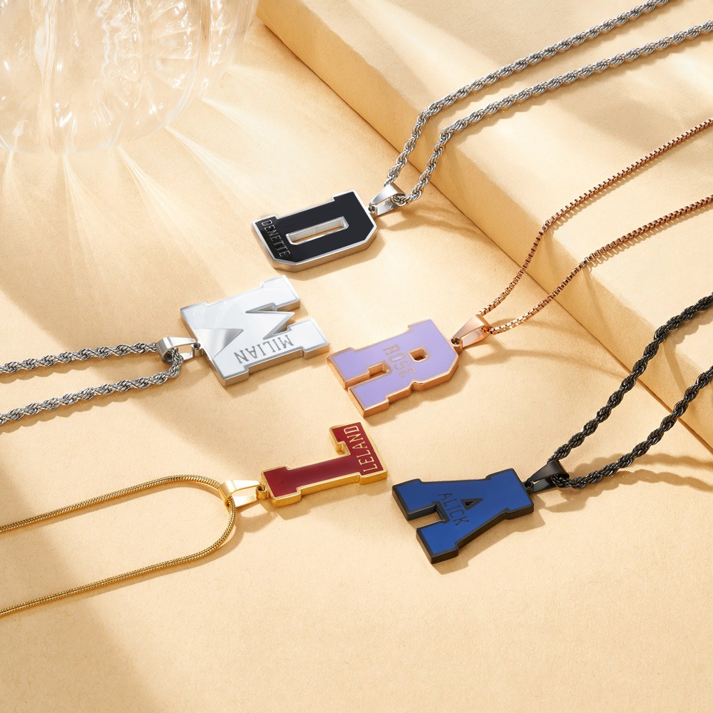 enamel necklace