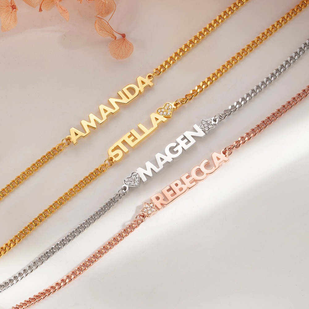 initials bracelets