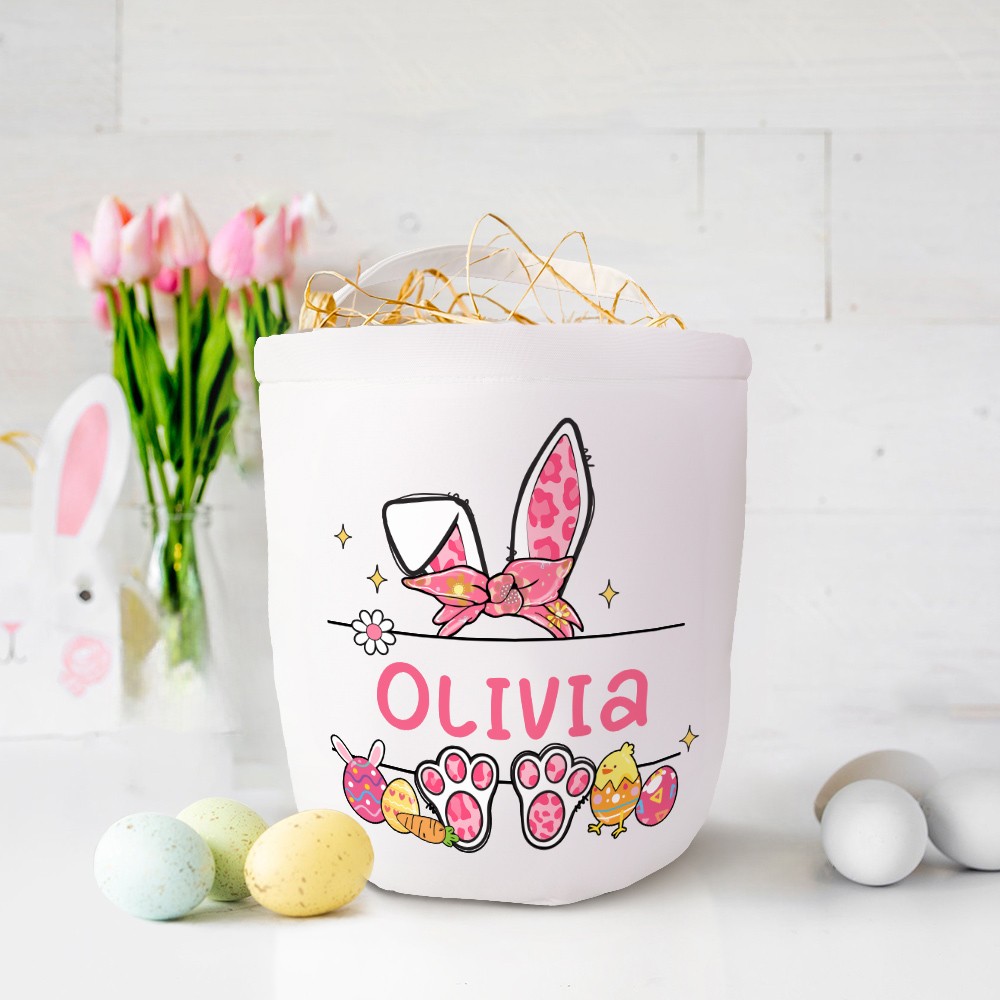 easter eggs basket