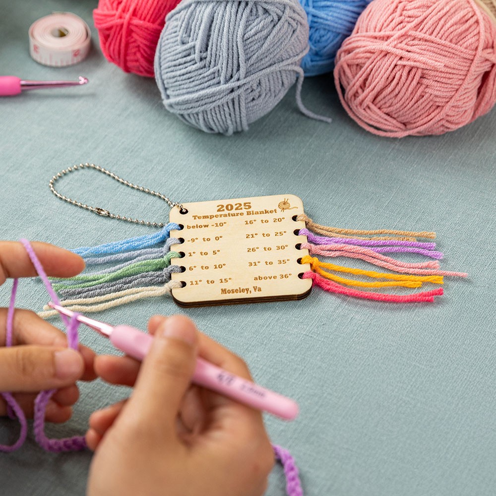 Color Card for Temperature Blanket