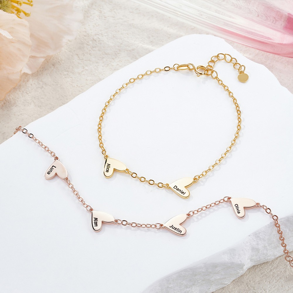 Multiple Heart bracelet
