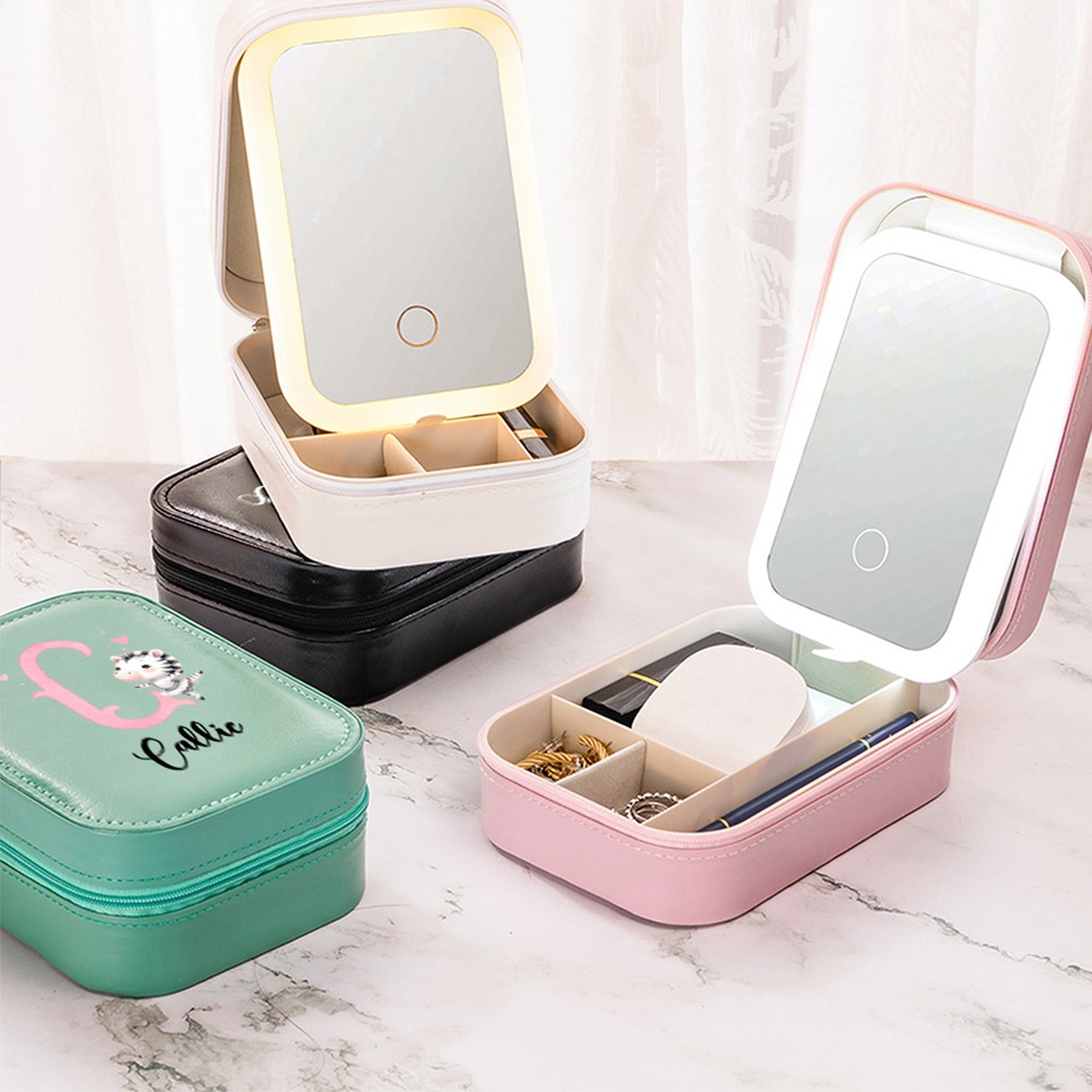makeup mirror jewelry box