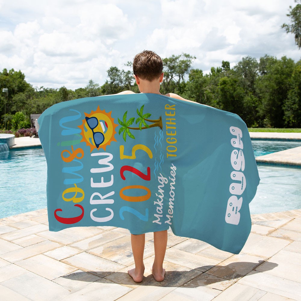 custom cousin towel