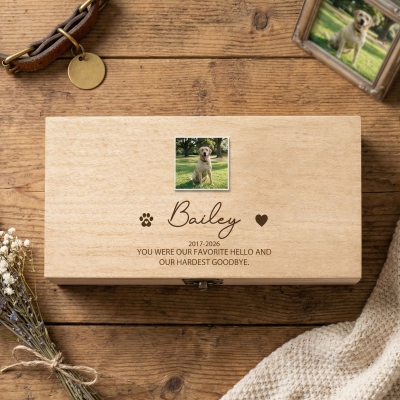 Wooden Keepsake Box