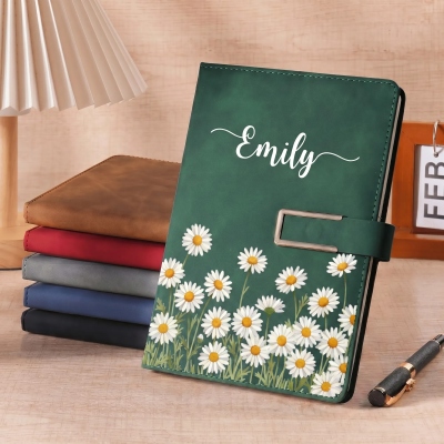 A5 notebook with name