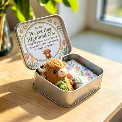 Personlig fickkram i plånbok med namn, mini plyschko, säsongsbetonad vår-/sommarpresent, födelsedagspresent till vänner/älskare