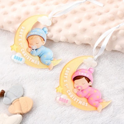 De eerste kerst van de baby