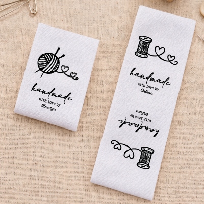 knit tags labels