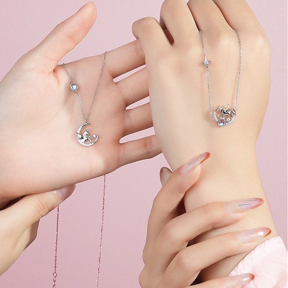 Unicorn Best Friend Bestie Necklace