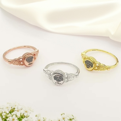 Bague empreinte de patte