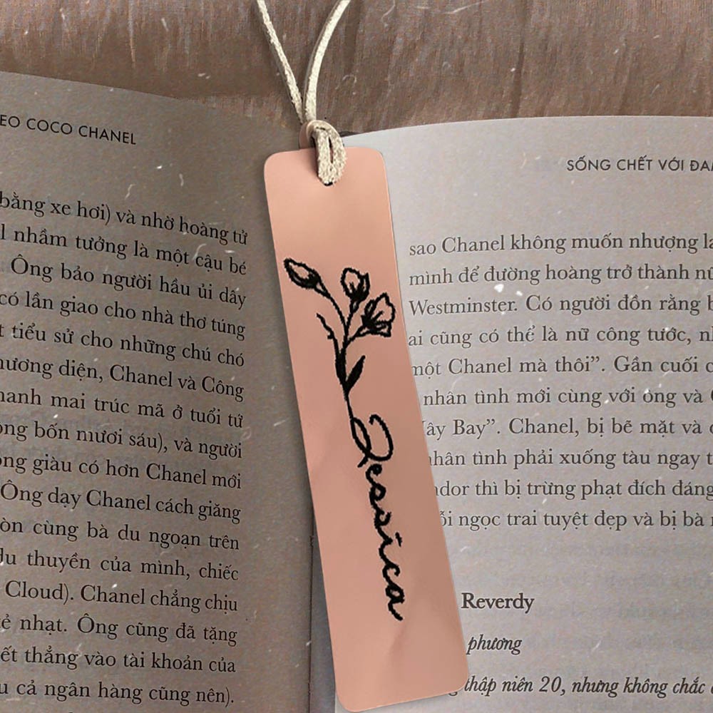 marcadores de livros personalizados