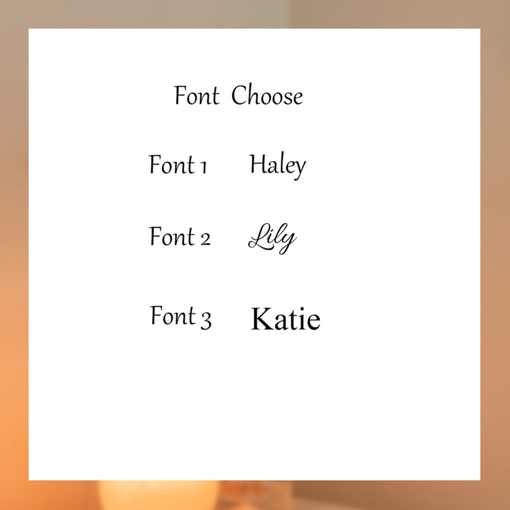 font style